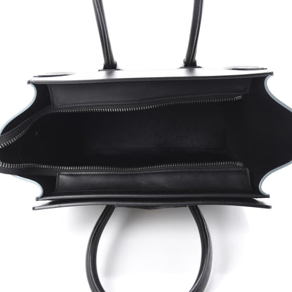 Celine Bullhide Calfskin Nubuck Micro Tri-Color Luggage Beige 5 of 9