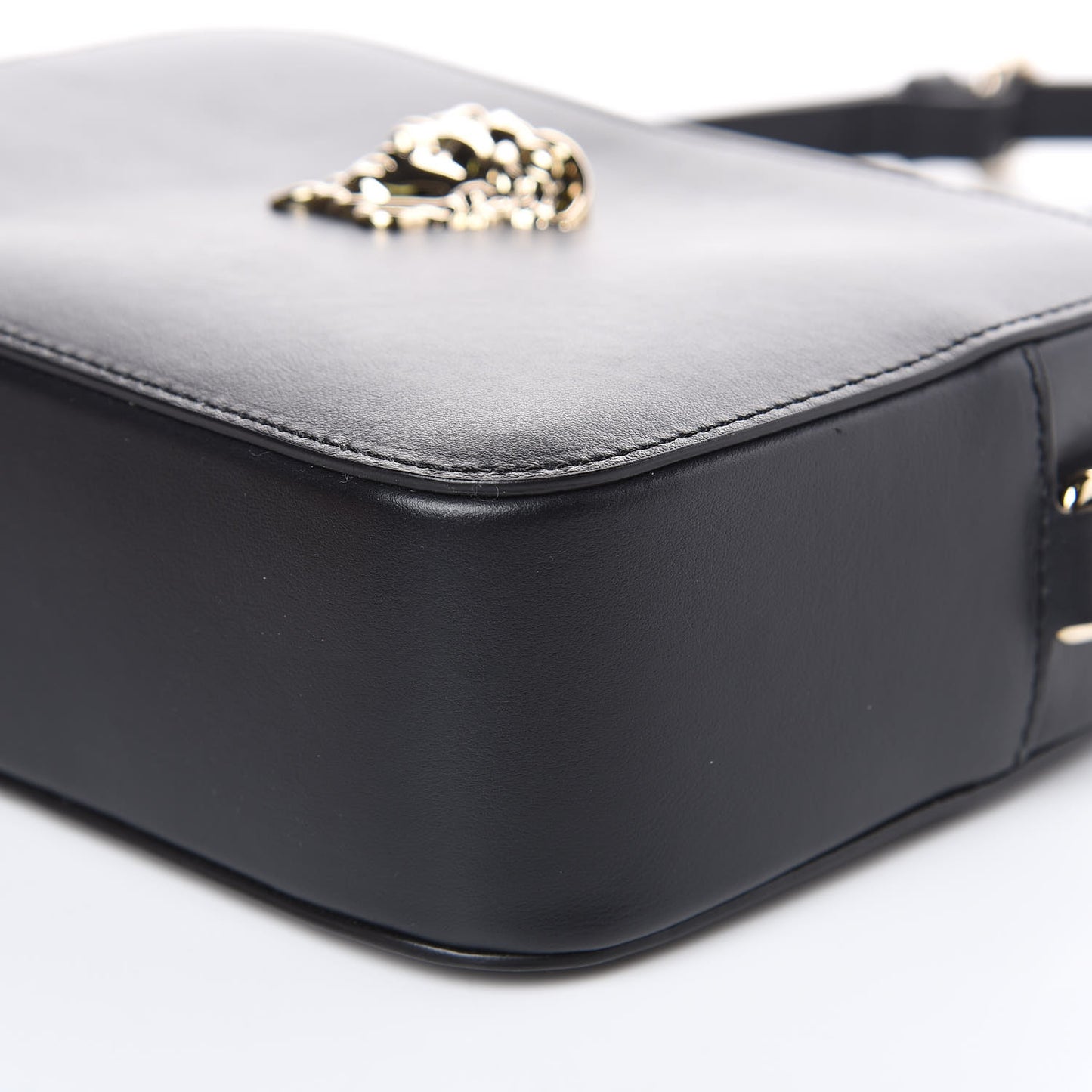 Calfskin Palazzo Camera Bag Black