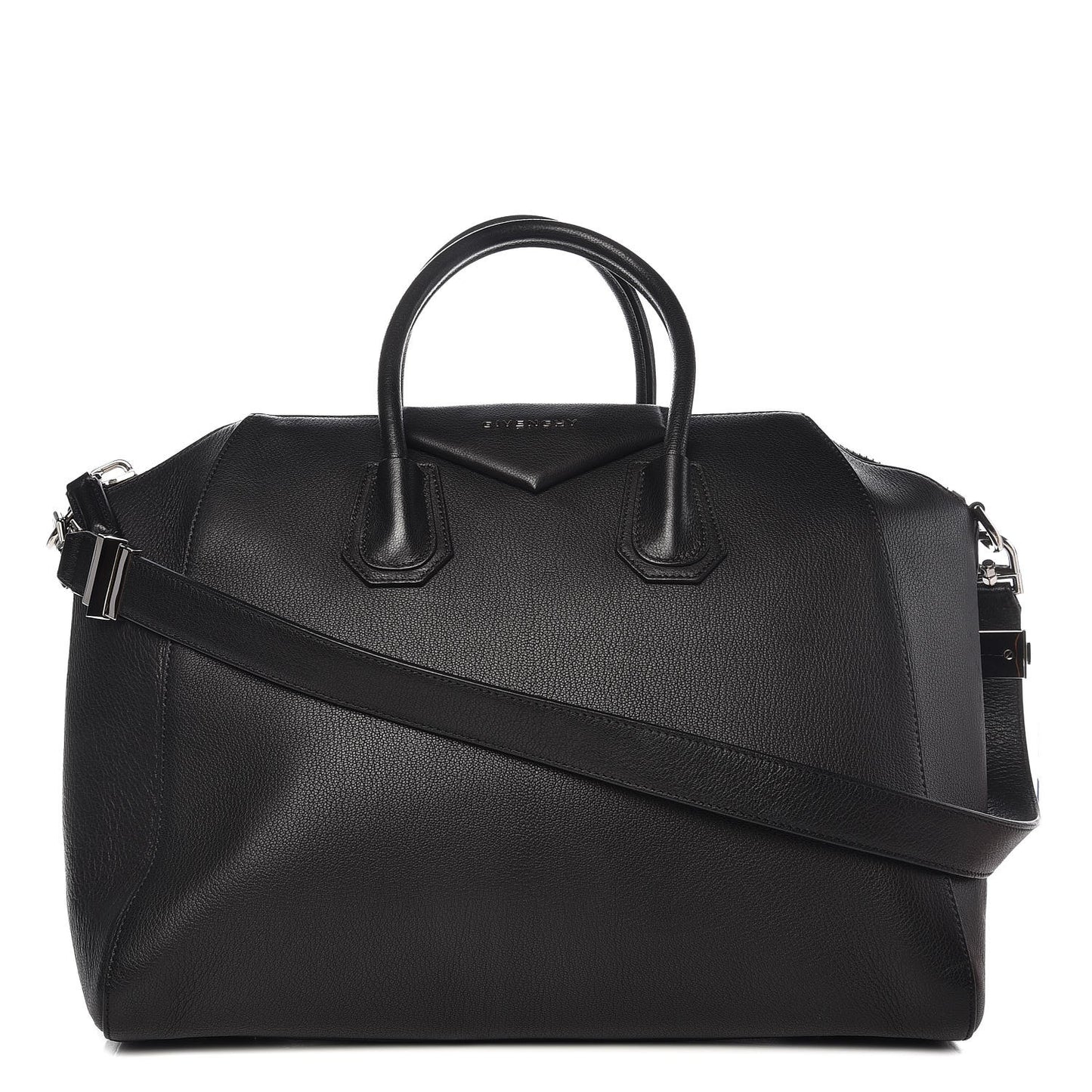 Sugar Goatskin Large Antigona Black