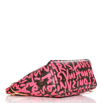 Louis Vuitton Monogram Graffiti Neverfull GM Fuchsia 4 of 13