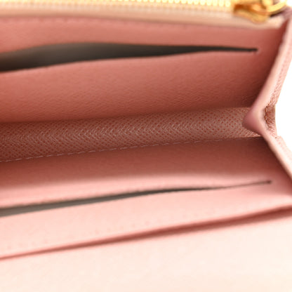 Louis Vuitton Damier Azur Rosalie Coin Purse Rose Ballerine 5 of 10