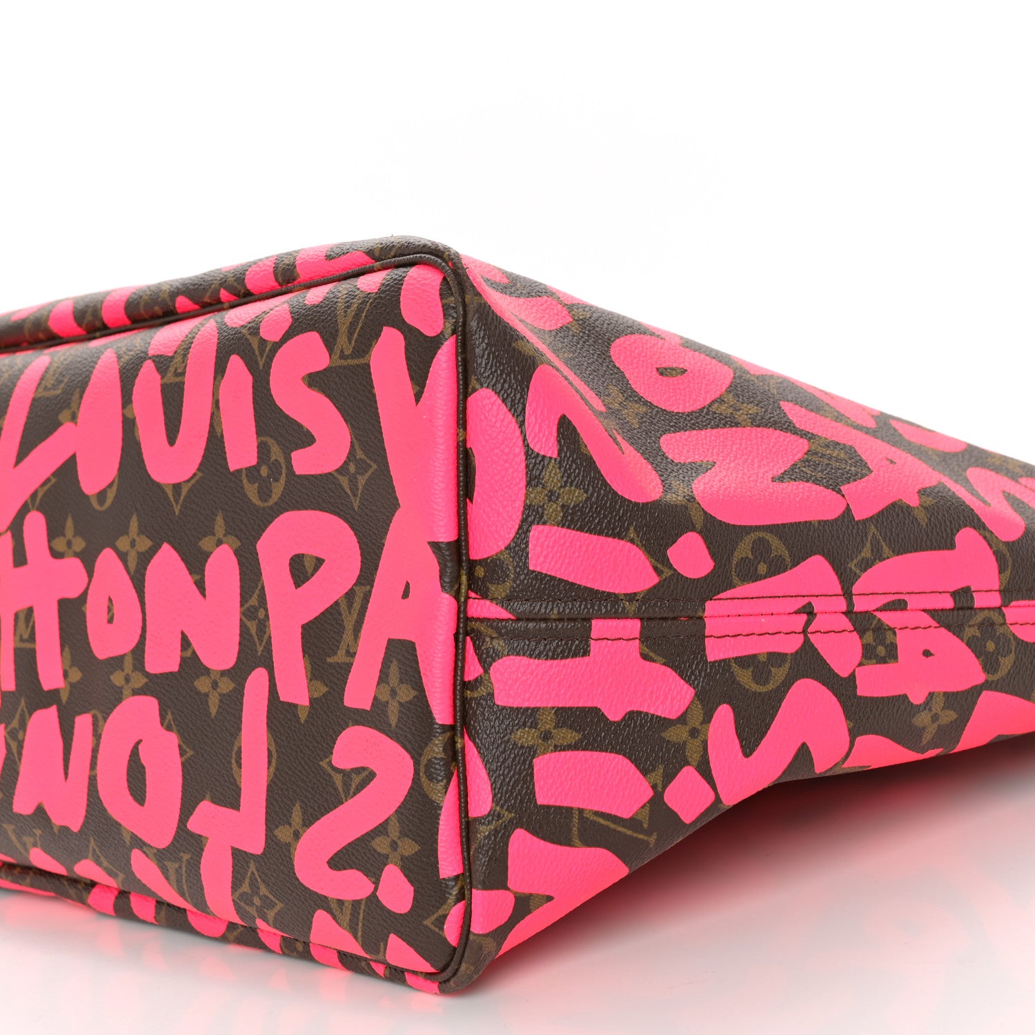 Louis Vuitton Monogram Graffiti Neverfull GM Fuchsia 10 of 14