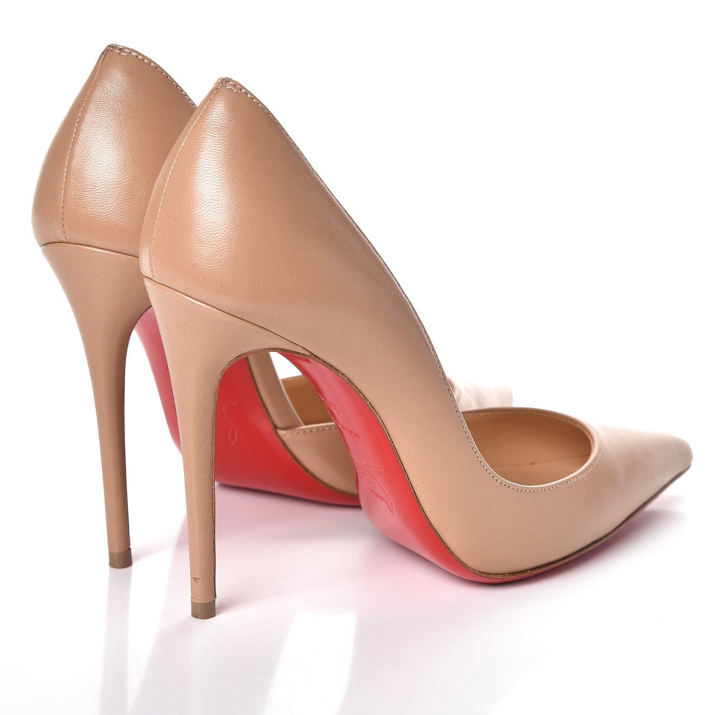 Shiny Nappa Iriza 100 Pumps 36.5 Noisette