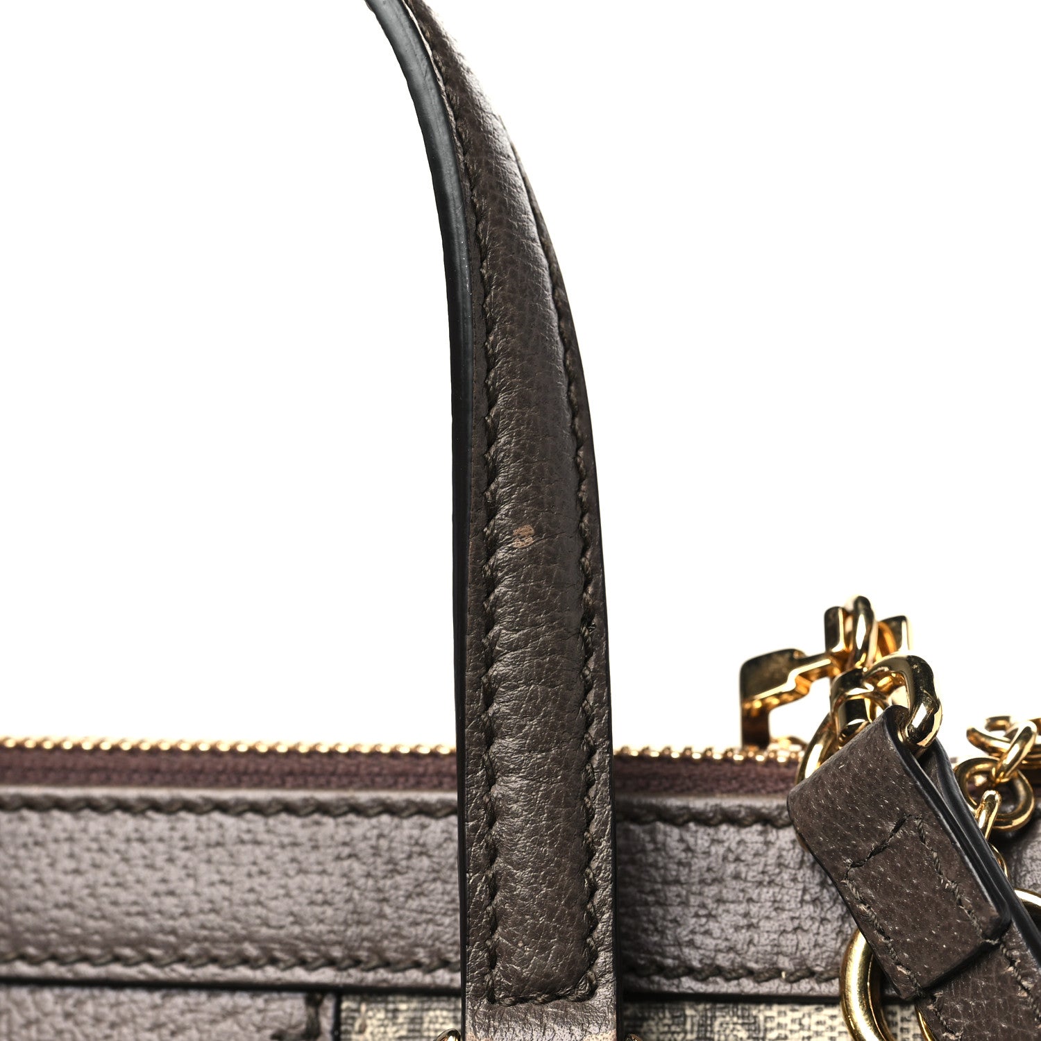 Gucci GG Supreme Monogram Small Ophidia Tote Bag Brown 12 of 14