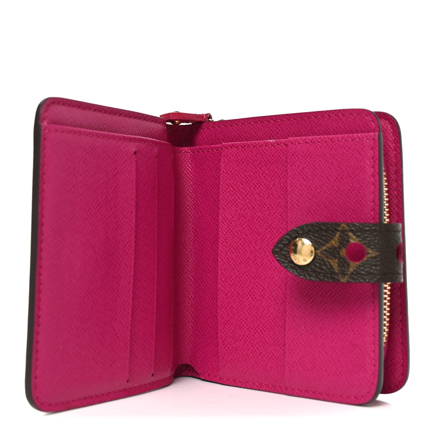 Louis Vuitton Monogram Perforated Compact Zipped Wallet Fuchsia 5 of 6