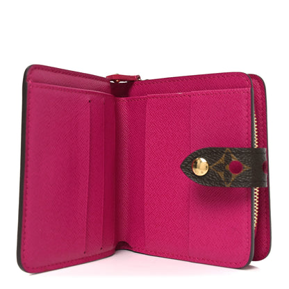 Louis Vuitton Monogram Perforated Compact Zipped Wallet Fuchsia 5 of 6