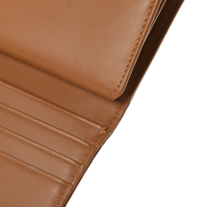 MCM Visetos Heritage Large Trifold Flap Wallet Cognac 6 of 7