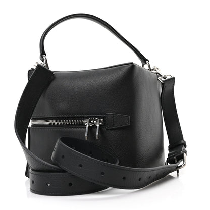 Balenciaga Dolly Calfskin 4X4 Shoulder Bag Black White 5 of 19