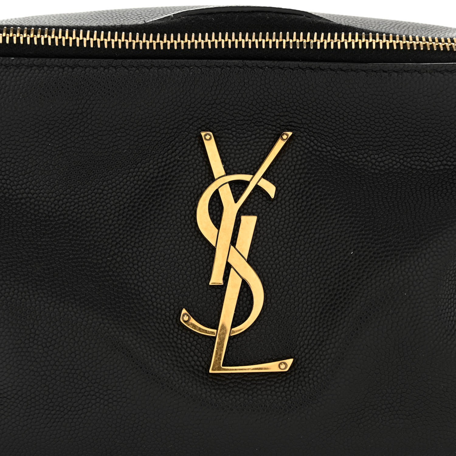 Saint Laurent Grain De Poudre Monogram Belt Bag Black 7 of 10