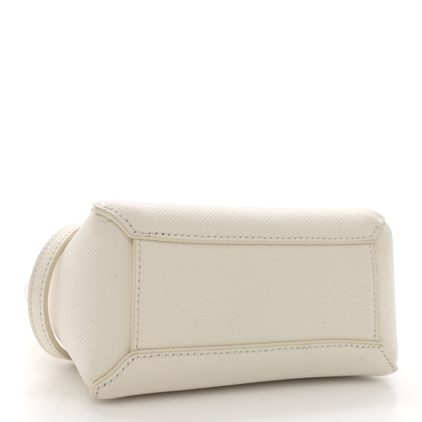 Grained Calfskin Pico Belt Bag Rice