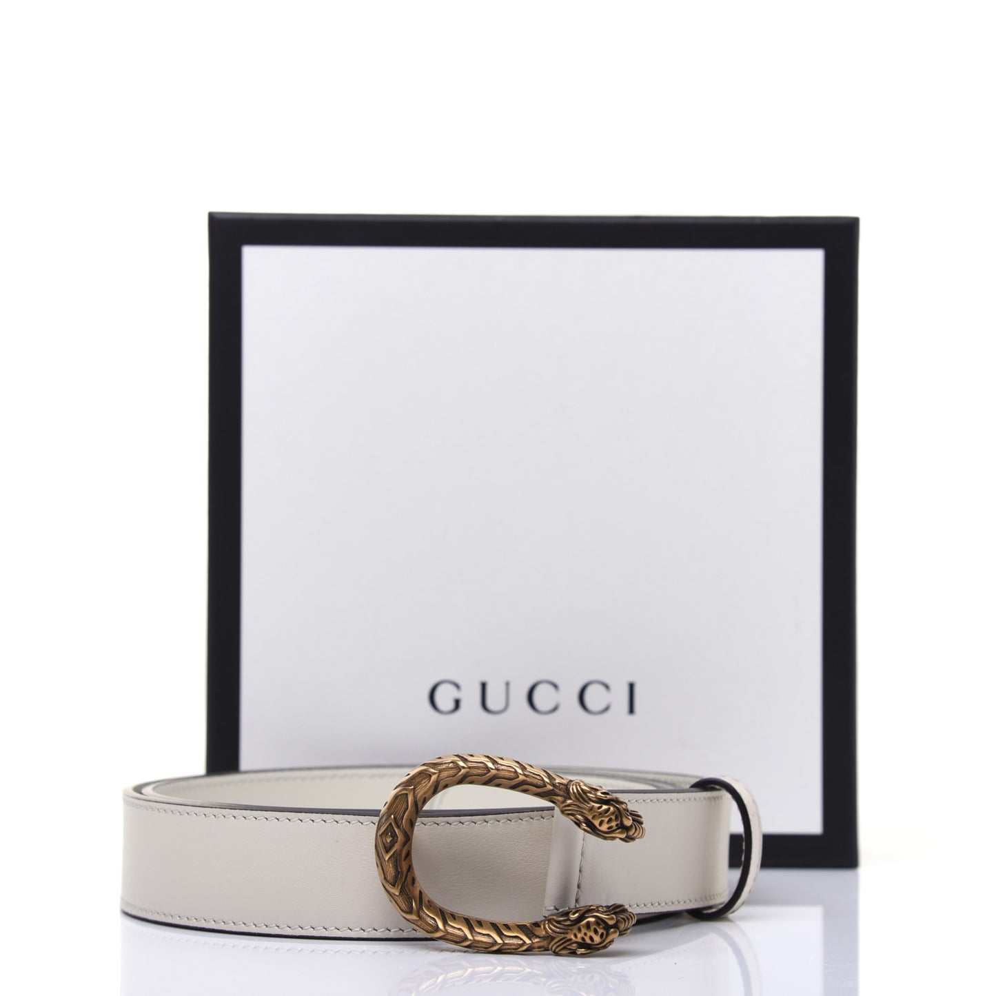 Calfskin Dionysus 30mm Belt 95 38 Mystic White