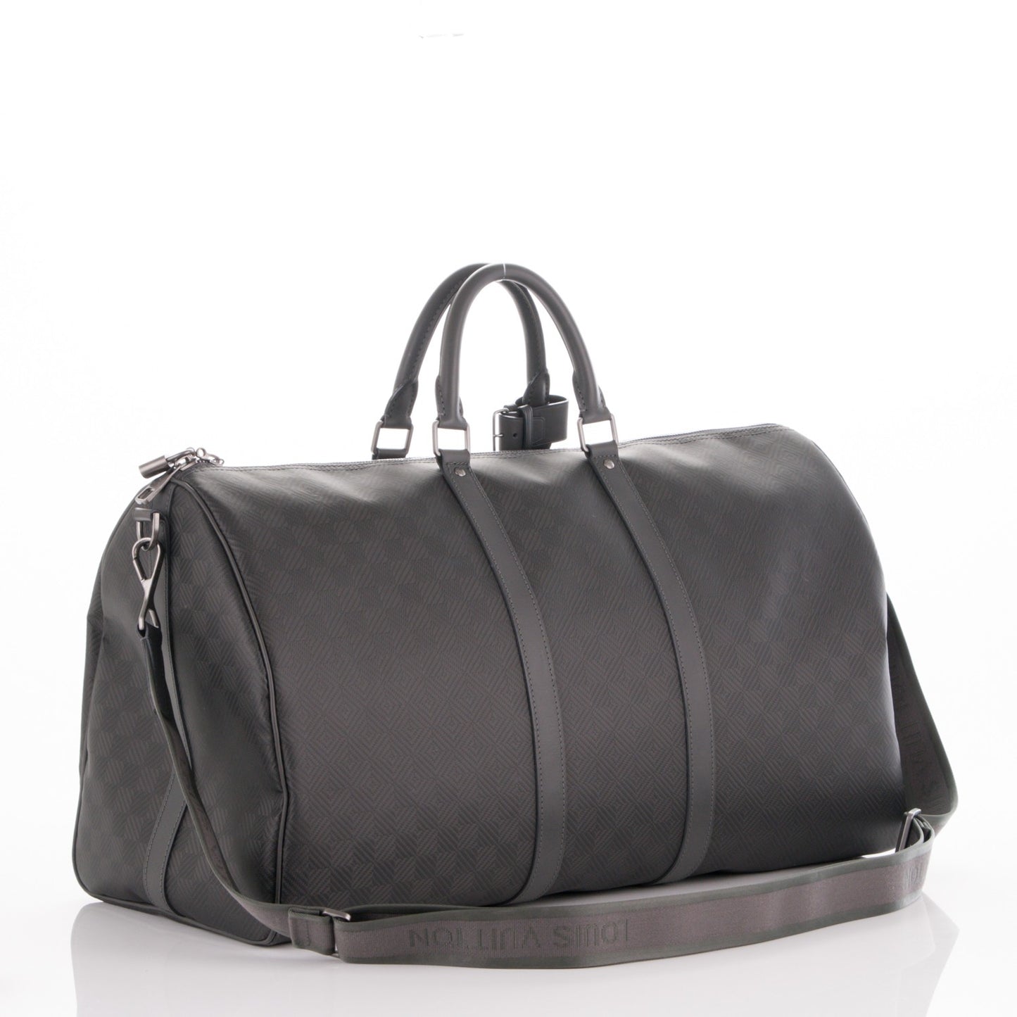 Damier Carbone Keepall Bandouliere 55