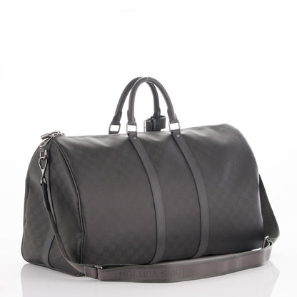 Louis Vuitton Damier Carbone Keepall Bandouliere 55 2 of 6