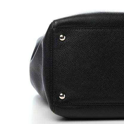 Chanel Calfskin Cerf Executive Shopper Tote Black 8 of 12