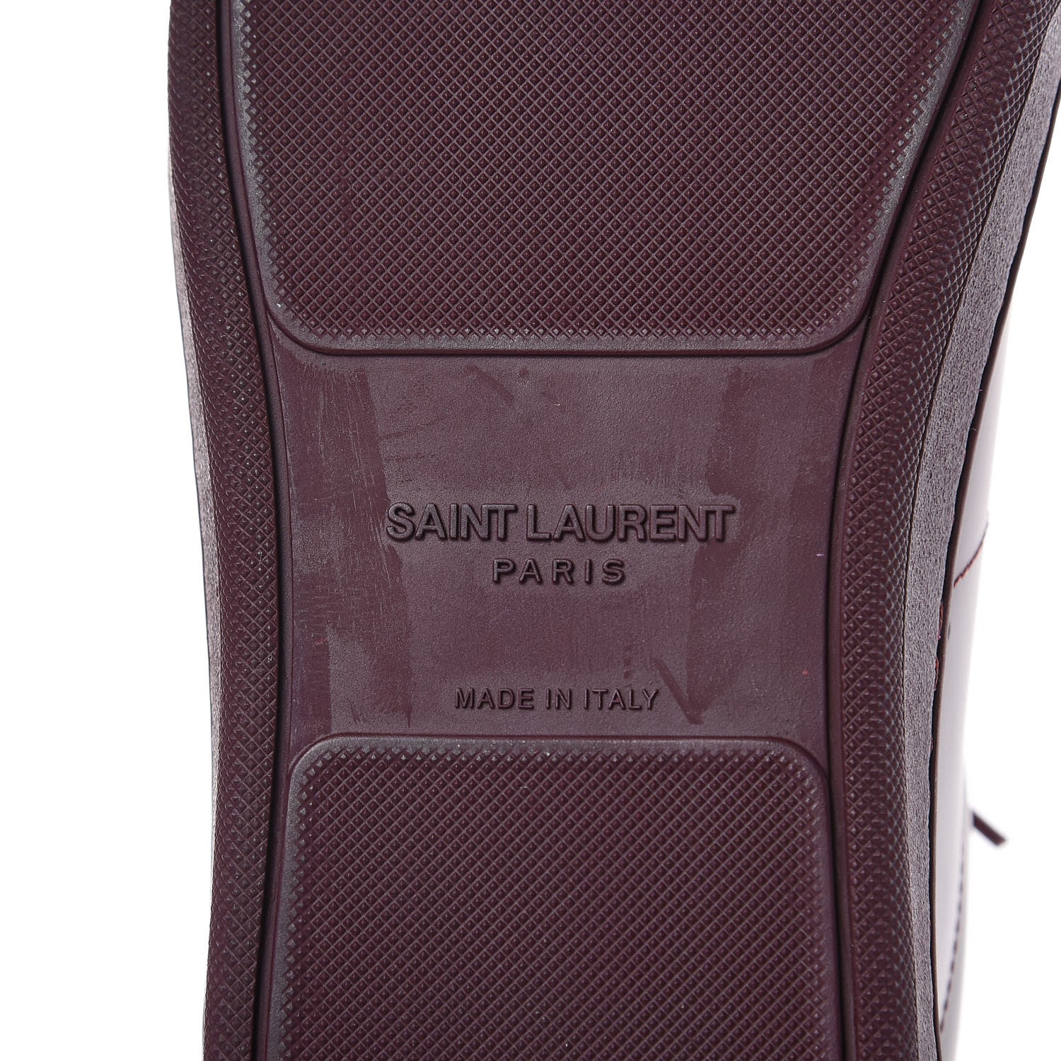Saint Laurent Calfskin Mens Alpha Sneakers 42.5 Rouge Legion 7 of 10