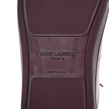 Saint Laurent Calfskin Mens Alpha Sneakers 42.5 Rouge Legion 7 of 10