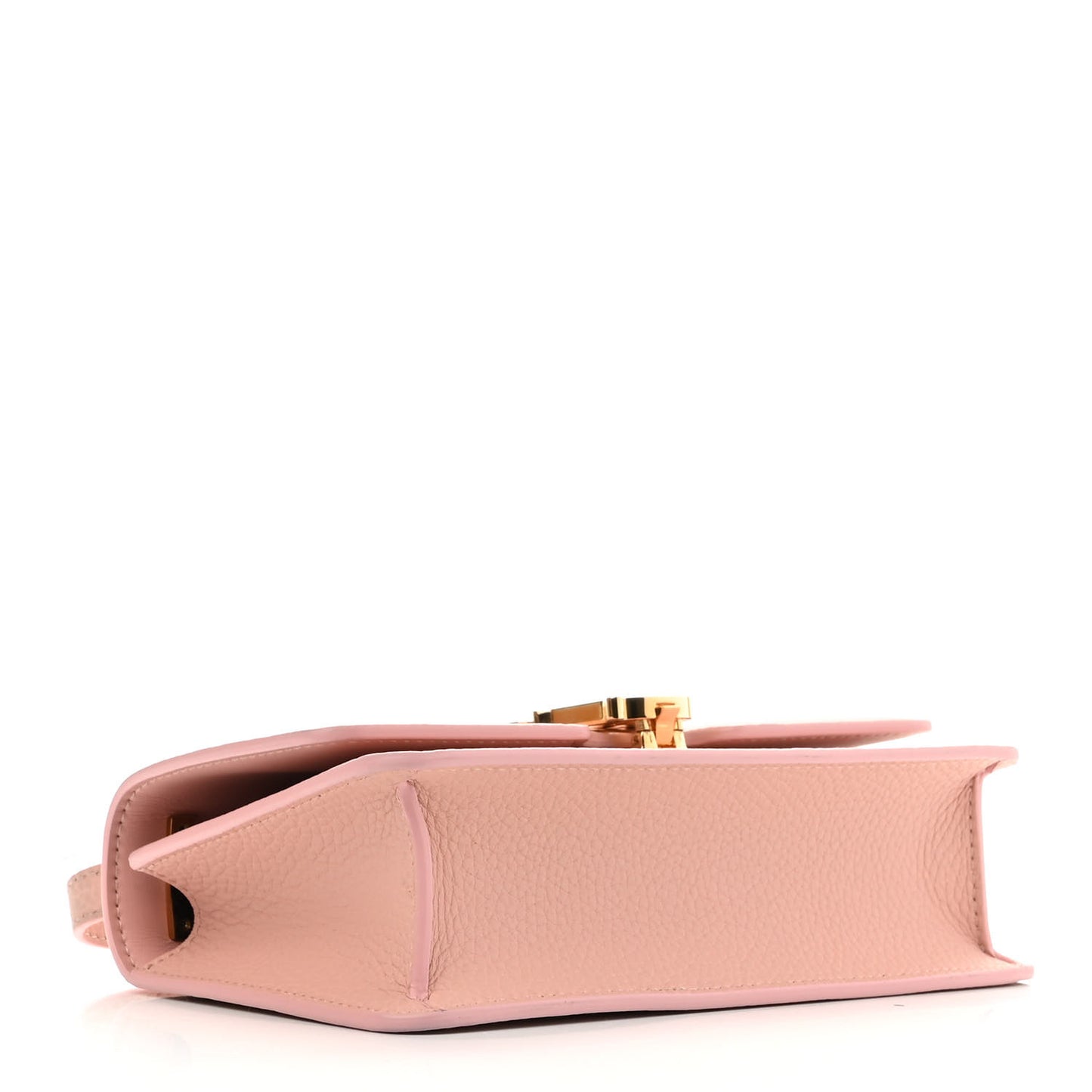 Grained Calfskin Mini TB Elongated Bag Dusty Pink