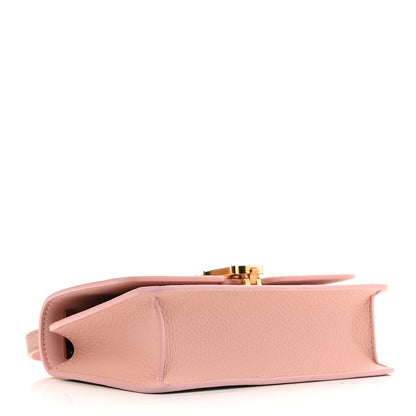 Burberry Grained Calfskin Mini TB Elongated Bag Dusty Pink 3 of 15