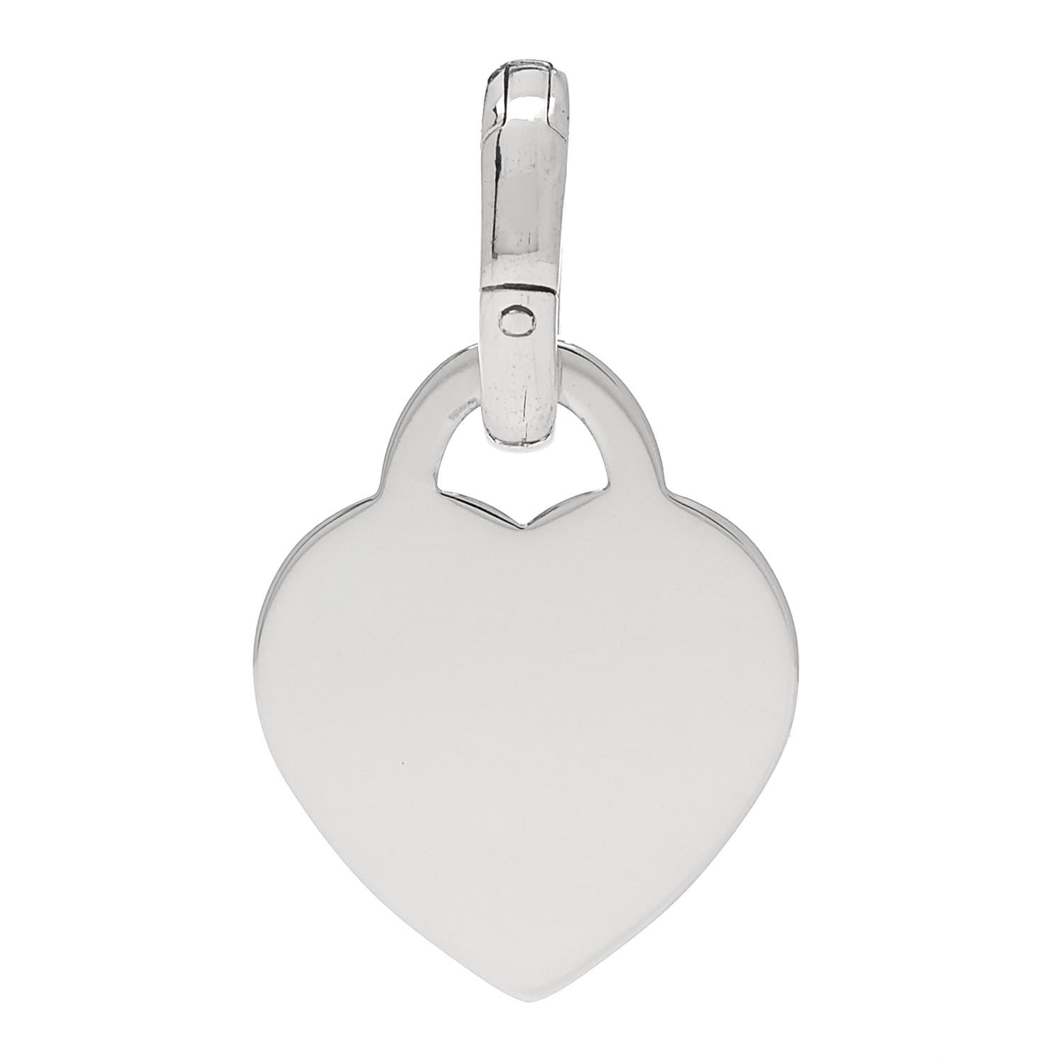Tiffany Sterling Silver Heart Tag Charm 3 of 5