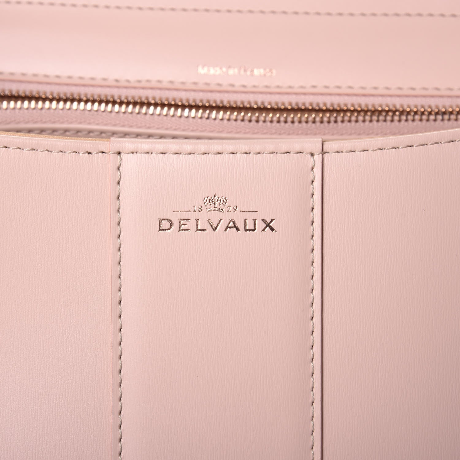 Delvaux Calfskin MM Brillant Satchel Nude 6 of 9