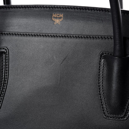 MCM Calfskin Visetos Medium Kathy Tote Black 21 of 21