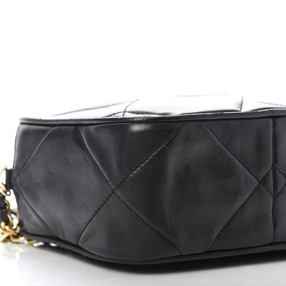 Chanel Lambskin Quilted Tassel Camera Case Black 6 of 10