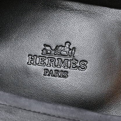 Hermes Suede Goatskin Womens Royal Loafers 39 Bleu Celeste 9 of 11