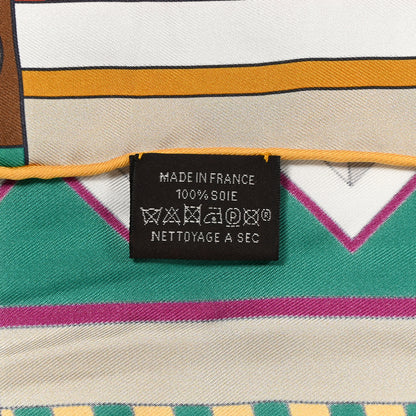 Hermes Silk Colliers De Chiens Remix Maxi Twilly 3 of 4