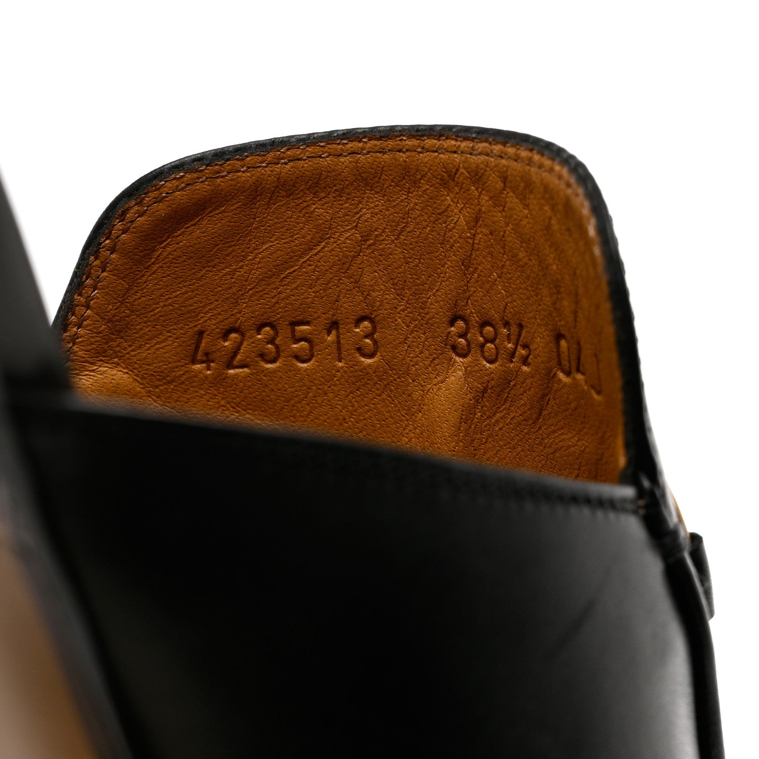 Gucci Calfskin Womens Princetown Slippers 38.5 Black 6 of 9