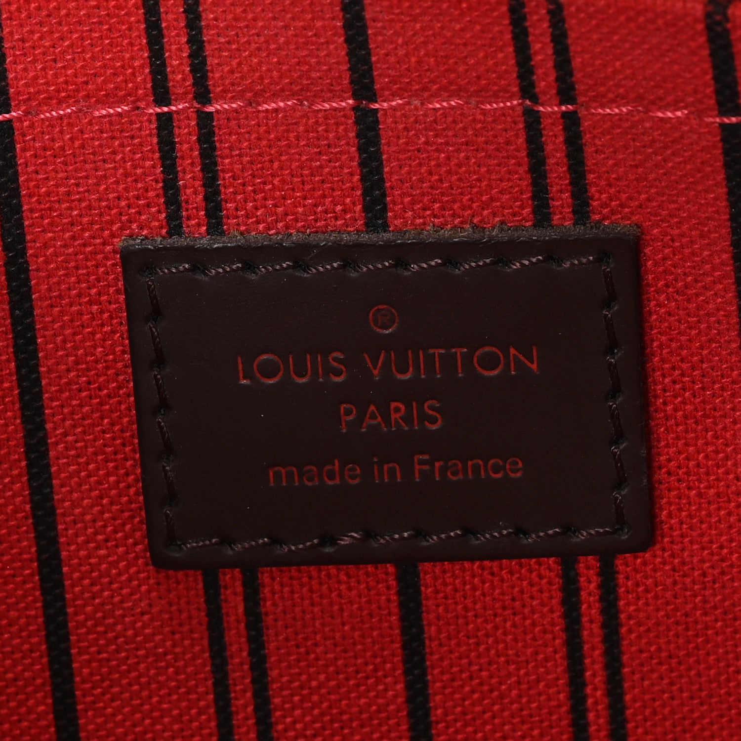 Louis Vuitton Damier Ebene Neverfull MM GM Pochette 6 of 6
