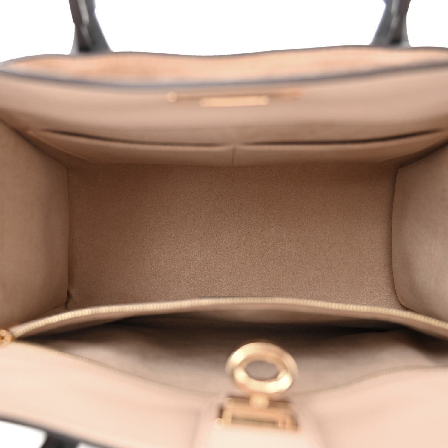Louis Vuitton Calfskin Monogram On My Side MM Laurier Green Toffee Latte Beige 5 of 9