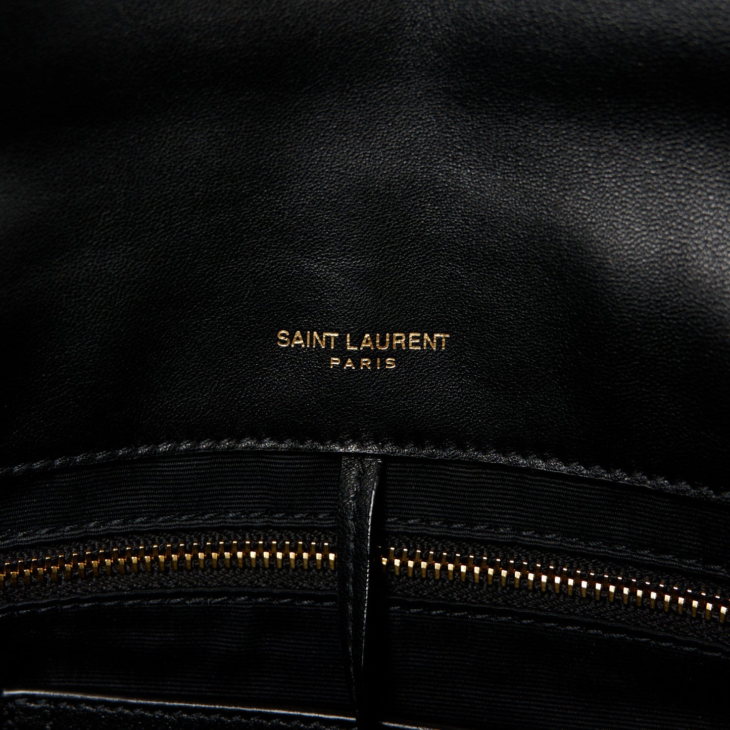 Lambskin Matelasse Monogram Small Jamie 4.3 Black