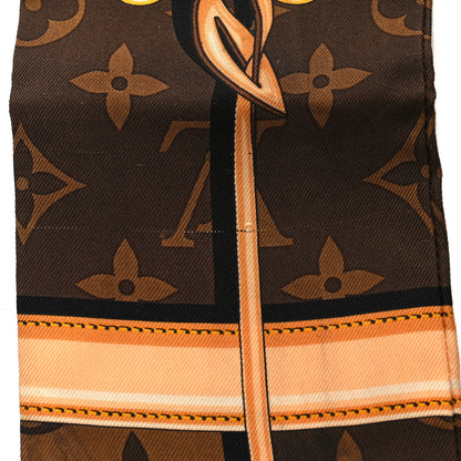 Louis Vuitton Silk Monogram Confidential Bandeau Brown 6 of 6