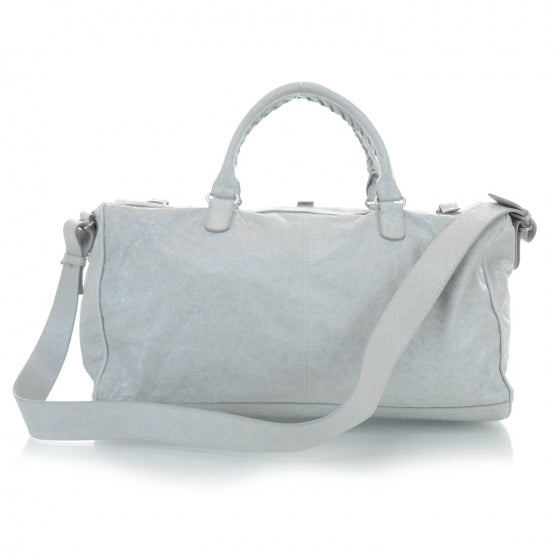Balenciaga Agneau Squash Small Duffel Bag Gris Ciment 4 of 10