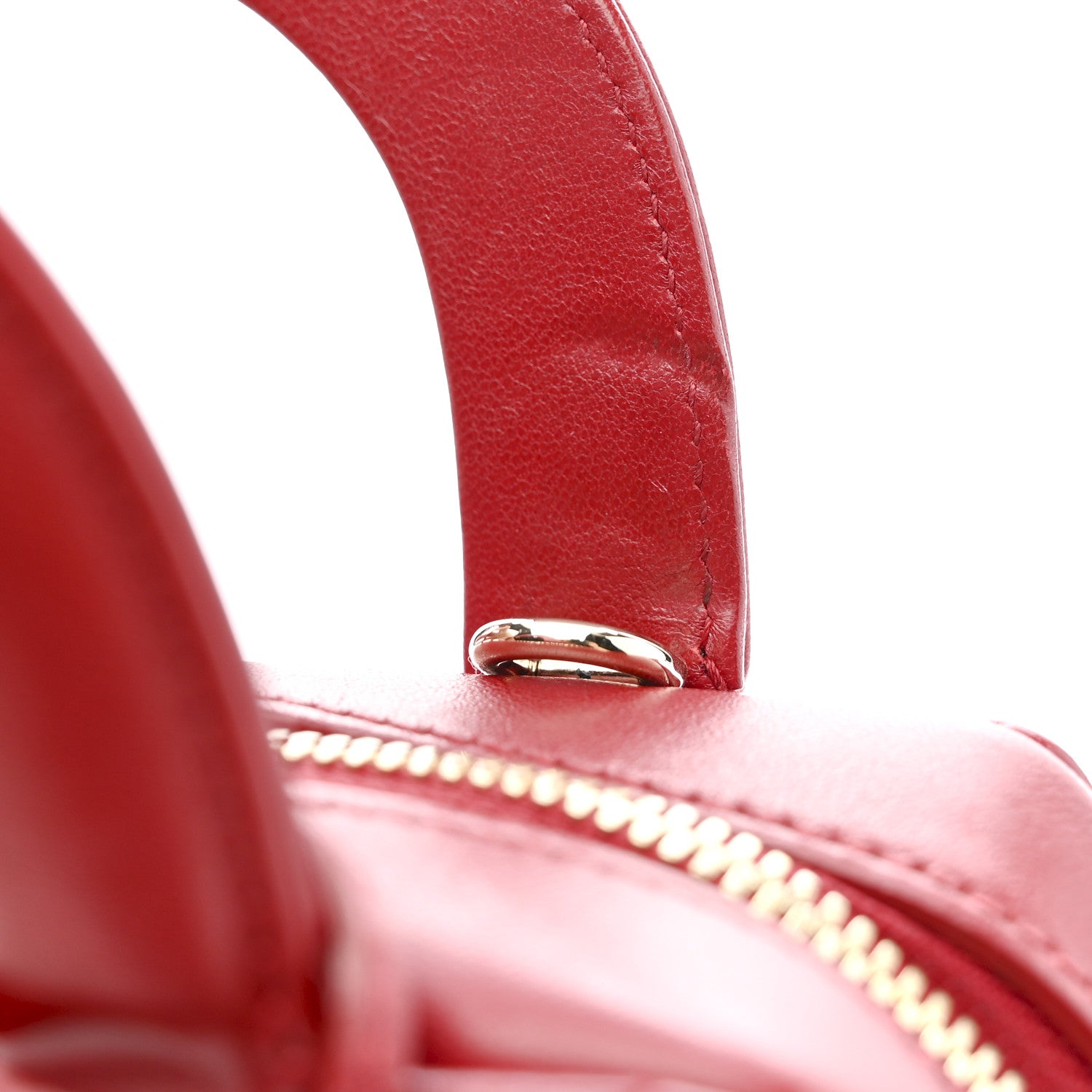 Christian Dior Lambskin Cannage Lily Tote Dark Red 13 of 14
