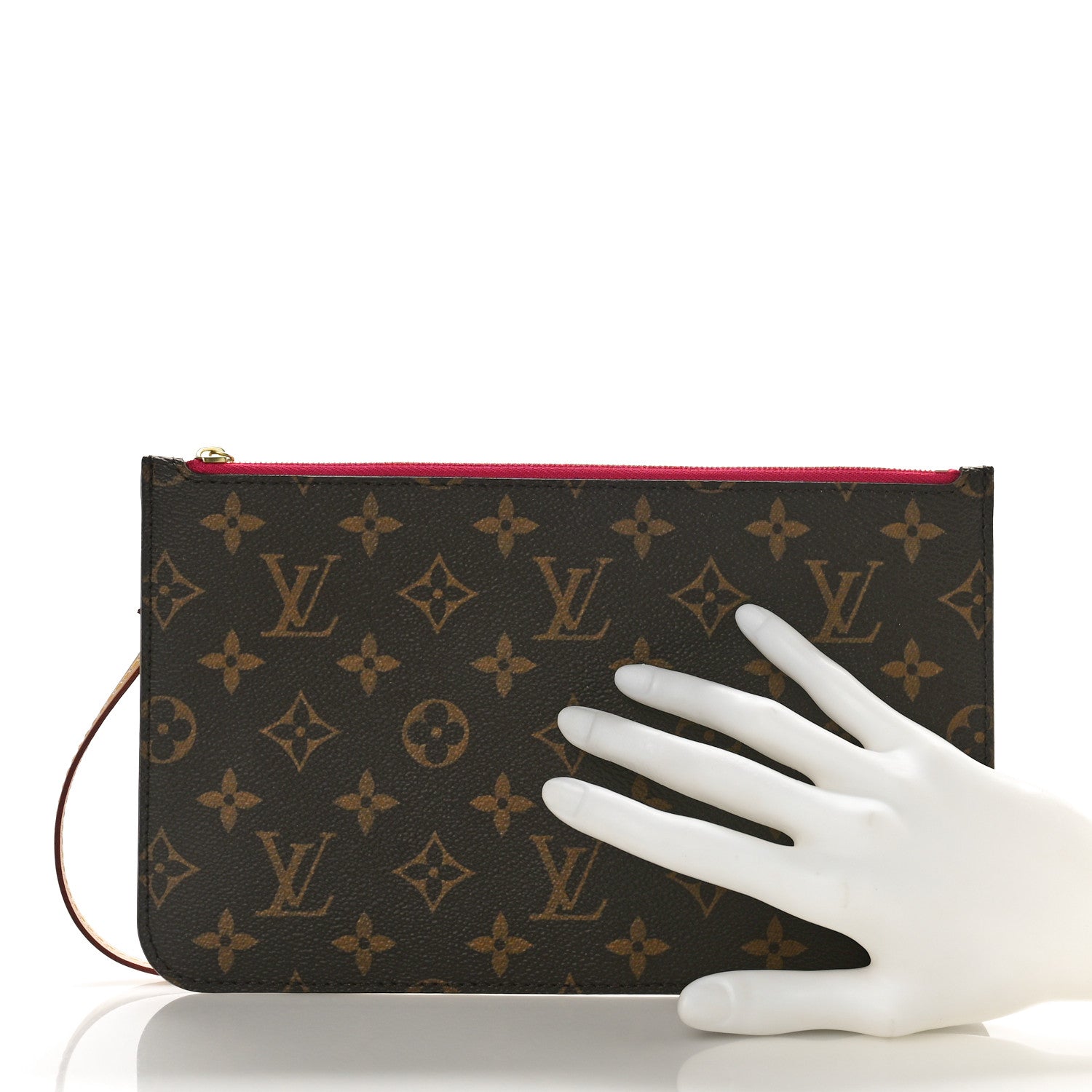Louis Vuitton Monogram Neverfull MM GM Pochette Pivoine 2 of 8