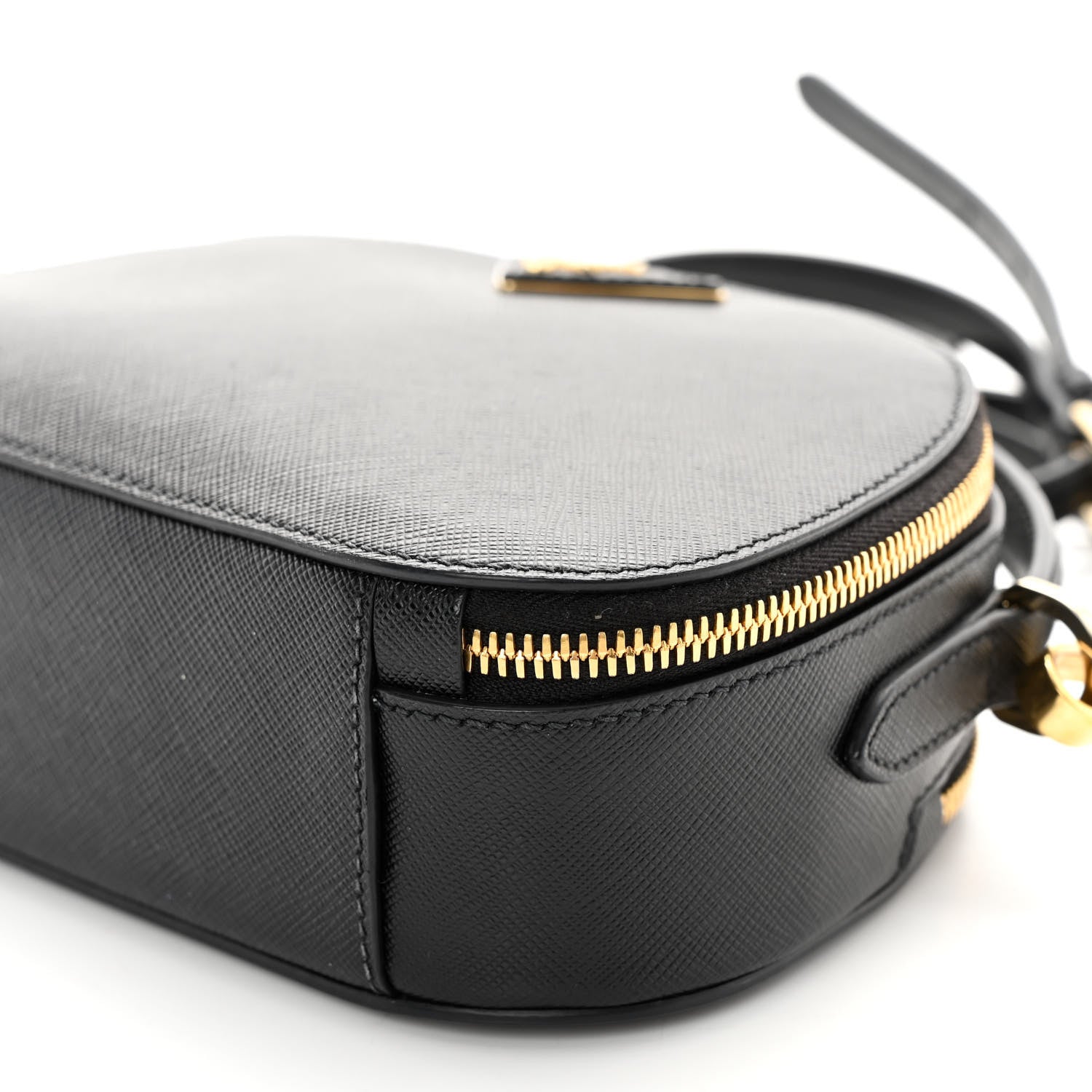 Prada Saffiano Lux Odette Crossbody Black 10 of 10