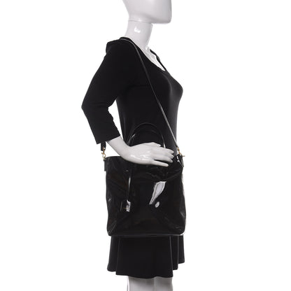 Saint Laurent Patent Toy Shopping Tote Black 2 of 9