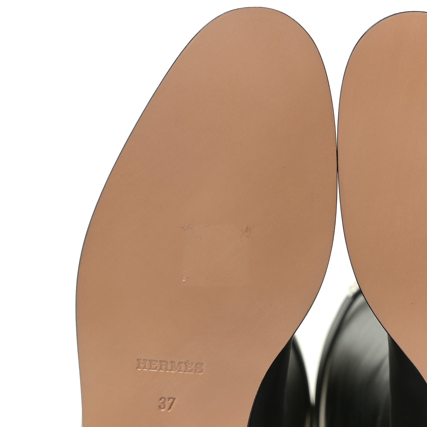 Hermes Box Kelly Jumping Boots 37 Black 7 of 12