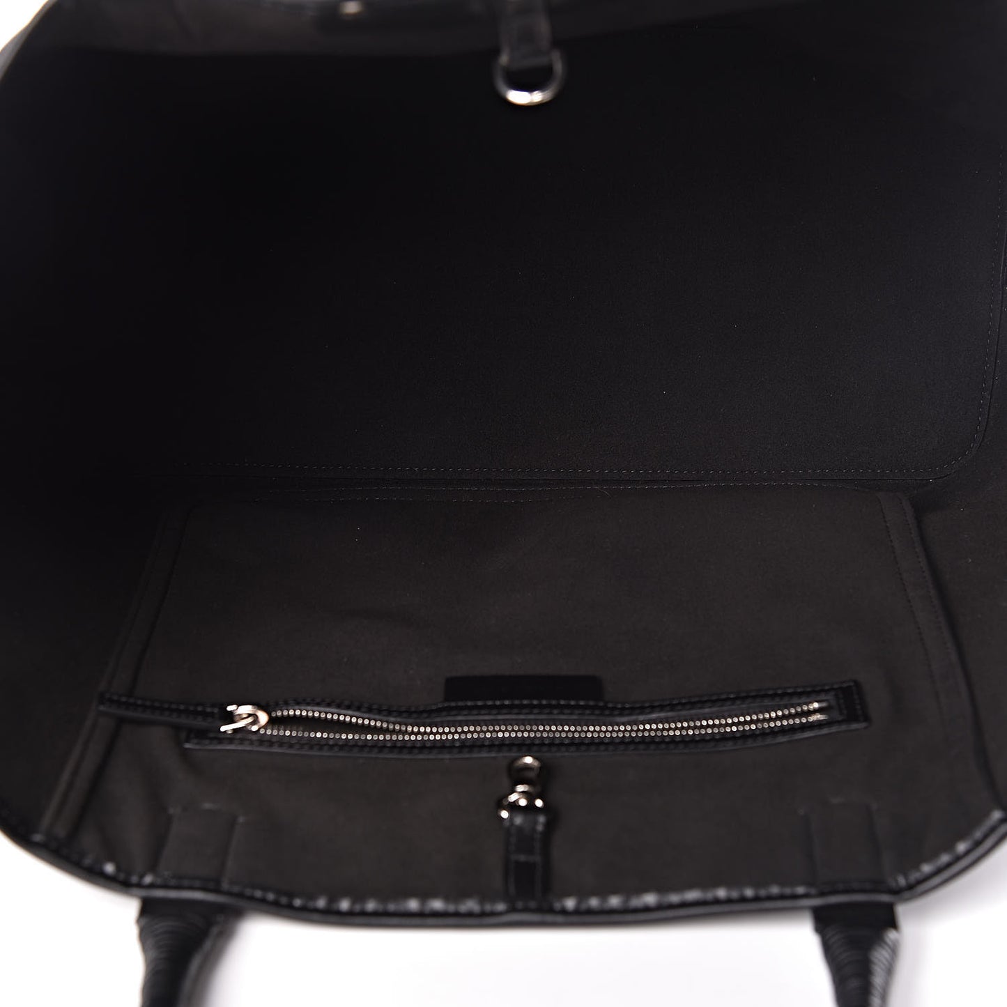 Canvas Medium Antigona Logo Tote Black