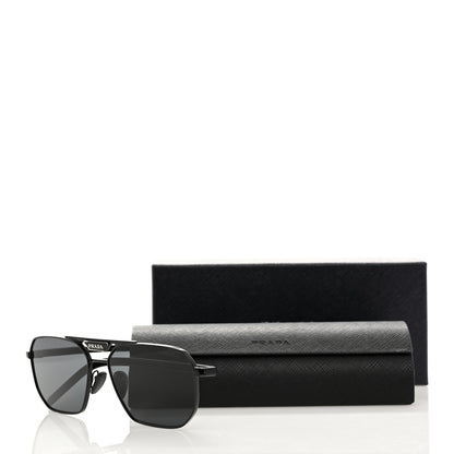 Prada Metal Sunglasses SPR 58Y Black 8 of 8