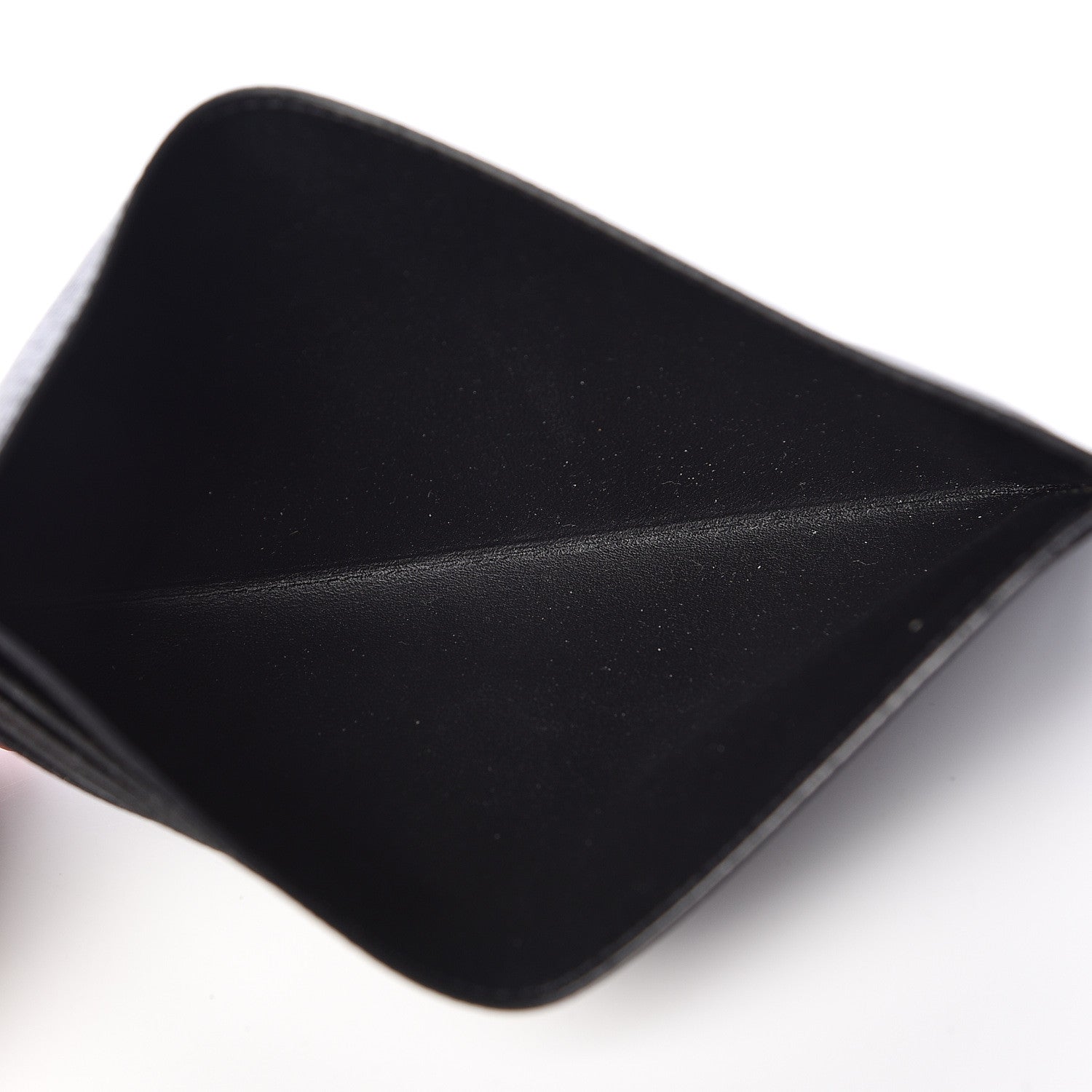 Louis Vuitton Calfskin Felicie Chain Wallet Card Holder Insert Black 5 of 6