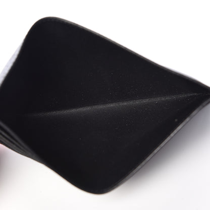 Louis Vuitton Calfskin Felicie Chain Wallet Card Holder Insert Black 5 of 6