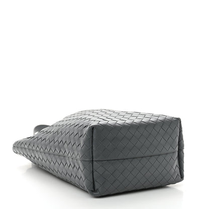 Bottega Veneta Calfskin Intrecciato Tote Bag Grey 5 of 11