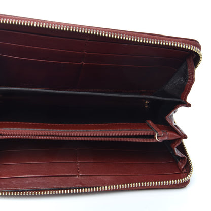 Gucci Guccissima Sukey Zip Around Wallet Red 5 of 6