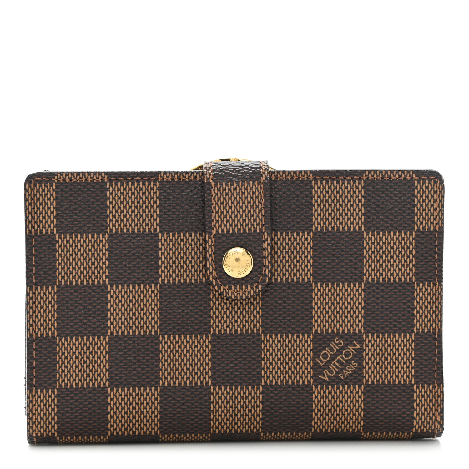 Louis Vuitton Damier Ebene French Purse Wallet 1 of 10