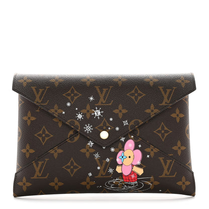 Louis Vuitton Monogram 2023 Christmas Animation Kirigami Pochette Set 2 of 11