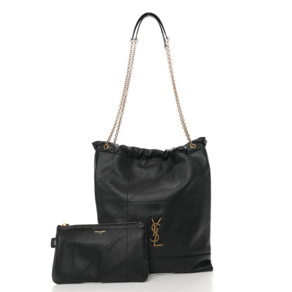 Saint Laurent Lambskin Matelasse Monogram Medium Jamie 4.3 Pochon Black 3 of 10