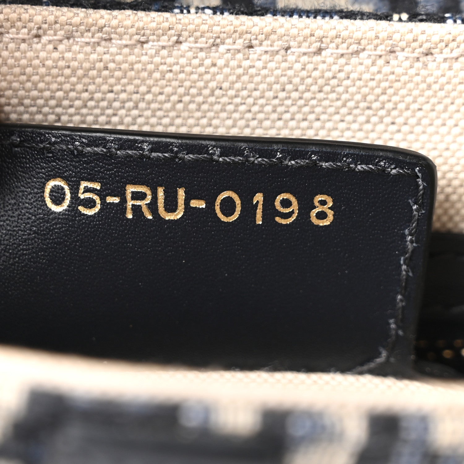 Christian Dior Oblique Saddle Bag Blue 7 of 10