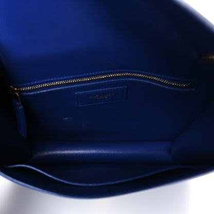 Saint Laurent Smooth Calfskin Carre Satchel Royal Blue 5 of 10